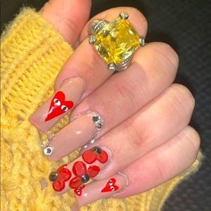 JUDITH RIPKA STERLING SILVER CANARY CRYSTAL RING